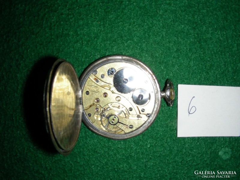 Speranza silver pocket watch with mercury on the back