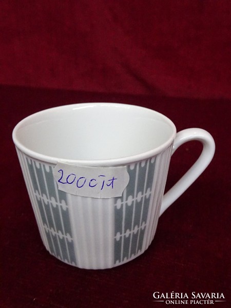 Lilien porcelain austrian coffee cup, ribbed side. He has!