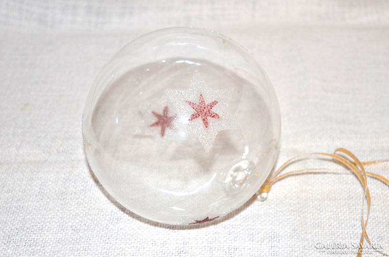 Karácsonyfa üveg gömb  ( DBZ 0091 )