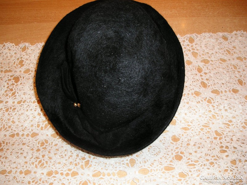 Women's hat, black - 54s