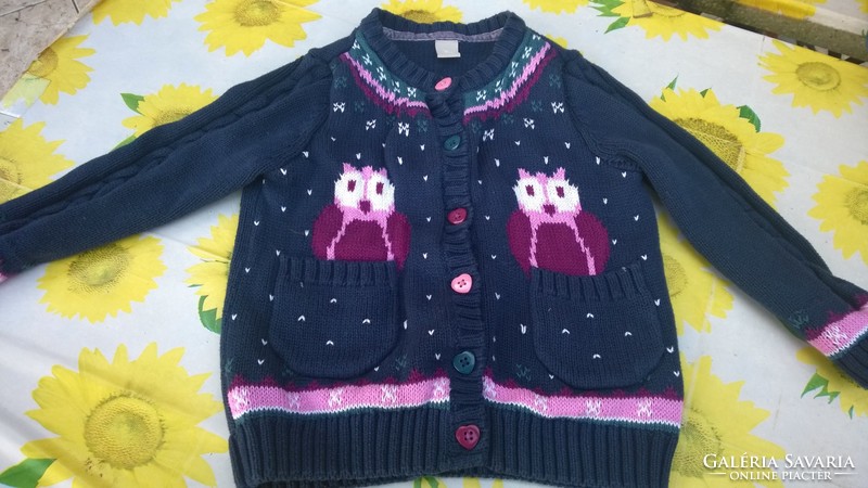 Tu model tiny little baby-child sweater cardigan cute little piece 2-3 years old