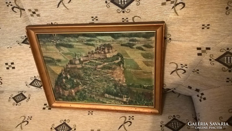 (K) old castle painting