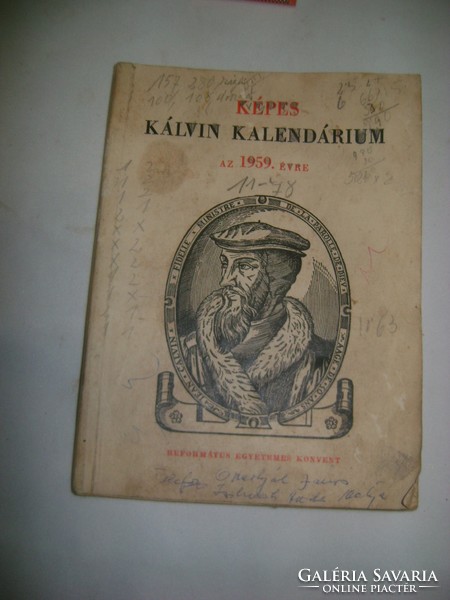 Képes Kálvin Kalendárium az 1959-es évre