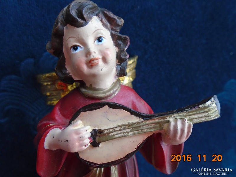 Hand painted musical angel