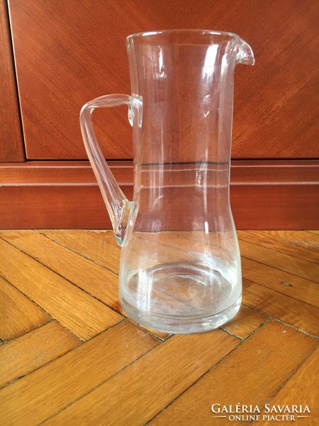 Art deco glass jug - 23 cm