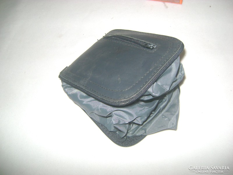 Retro, összecsukható bevásárló táska pénztárca résszel