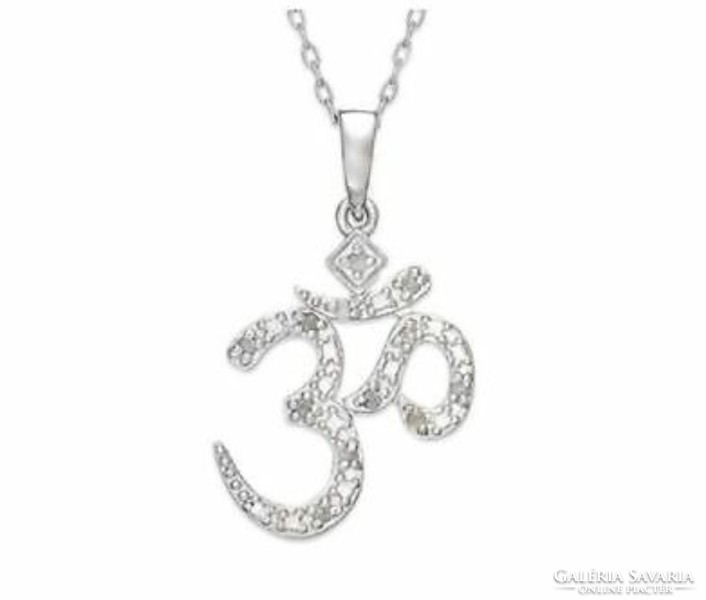 Ohm pendant with 925 sterling silver chain