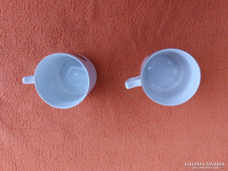 Régi porcelán gyerek bögre csésze 2 db.gyerekjelenetes