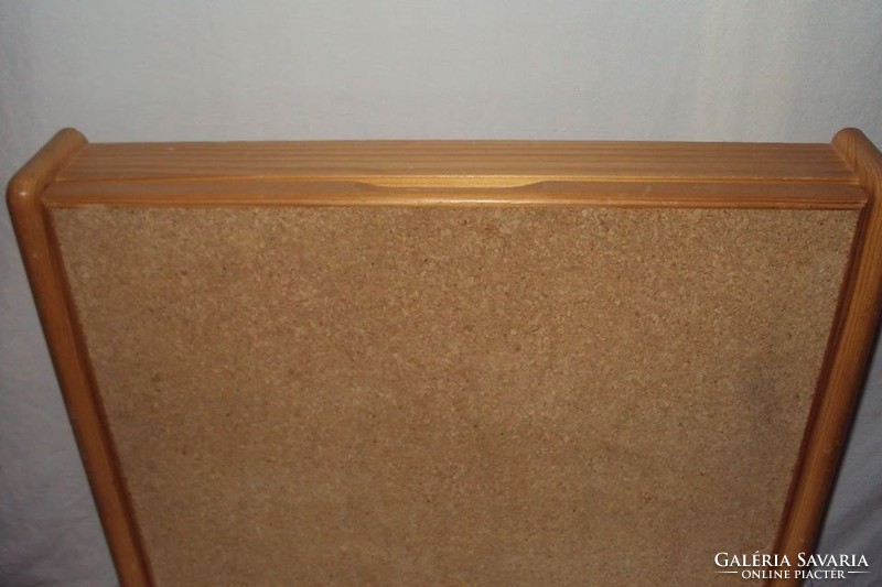 Cabinet - shelf - cork board - fold down - fold up - wall mounted - 48 x 38 x 8 cm - German