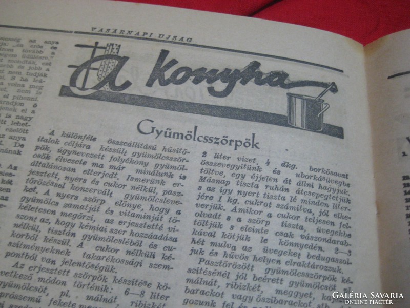 Vasárnapi Újság  , az új Magyar  o.  képes melléklete   22 oldal  . 1937. jul  04.