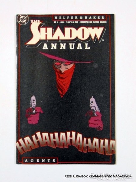 1988 ?  /  THE SHADOW ANNUAL  /  Külföldi KÉPREGÉNY Szs.:  9721