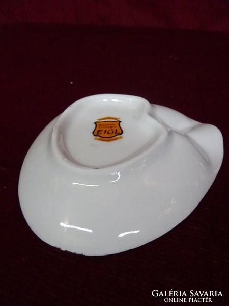Eigl porcelain austria, ashtray, triangular. Its size is 10 x 9.5 cm. He has!