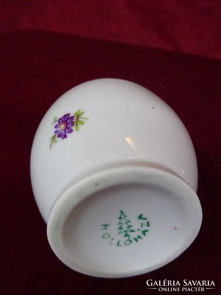 Hollóház porcelain mini vase, 11.5 cm high. He has!