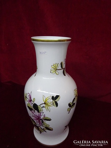Hollóházi porcelán ritka mintás váza, 36 cm magas. Vanneki!