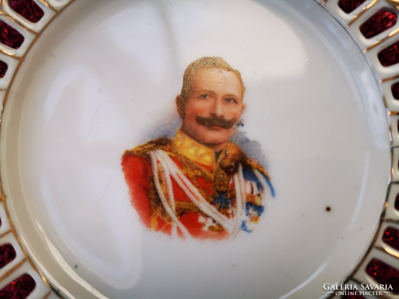 Antique William II emperor decorative bowl,