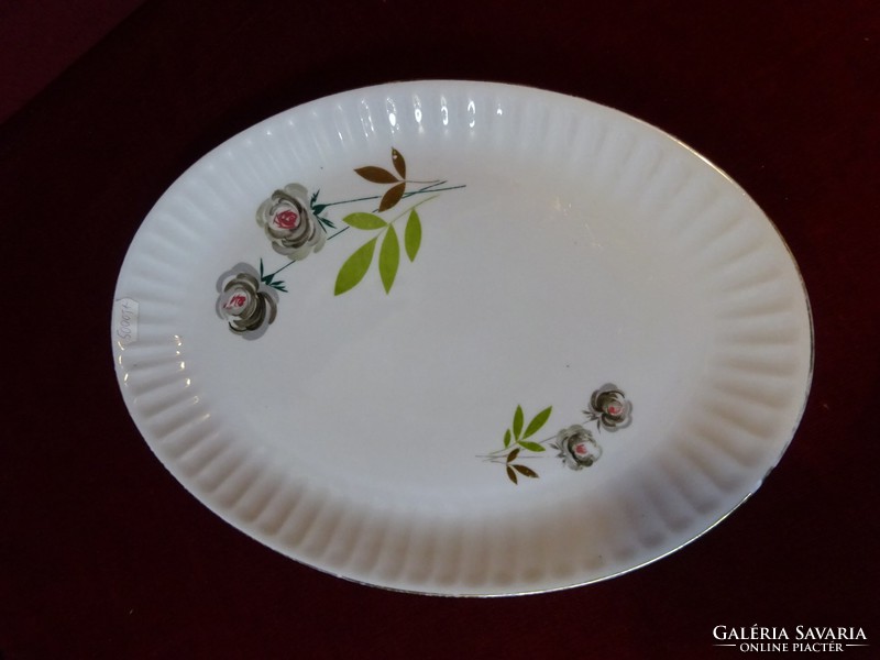 R Bavaria német porcelán ovális húsos tál, mérete 35 x 24,5 x ,5 cm. Vanneki!