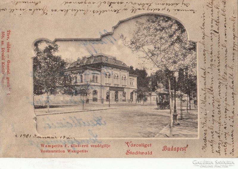 Wampetics F állatkerti vendéglője Városliget BP. 1901 Vendéglő - Gasthaus