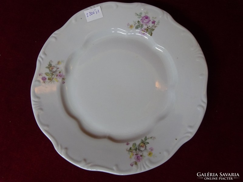 Zsolnay porcelain antique, flat plate with shield seal, more than 100 years old, showcase quality. He has!