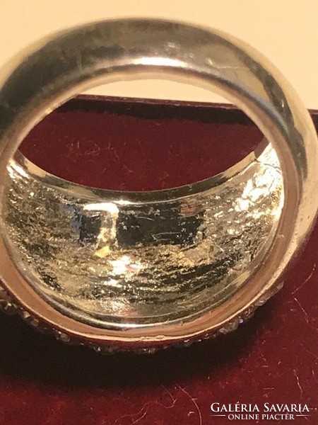 Swarovski kristályos gyűrű, jelzett