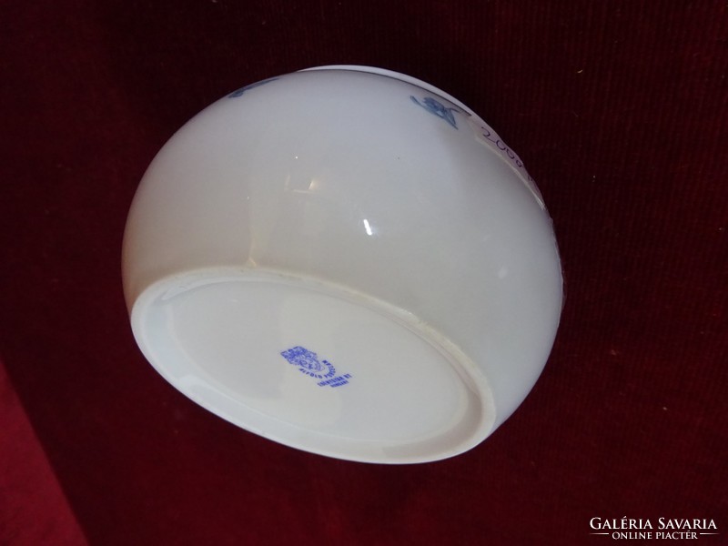 Lowland porcelain sugar bowl with blue pattern, diameter 10 cm. He has!