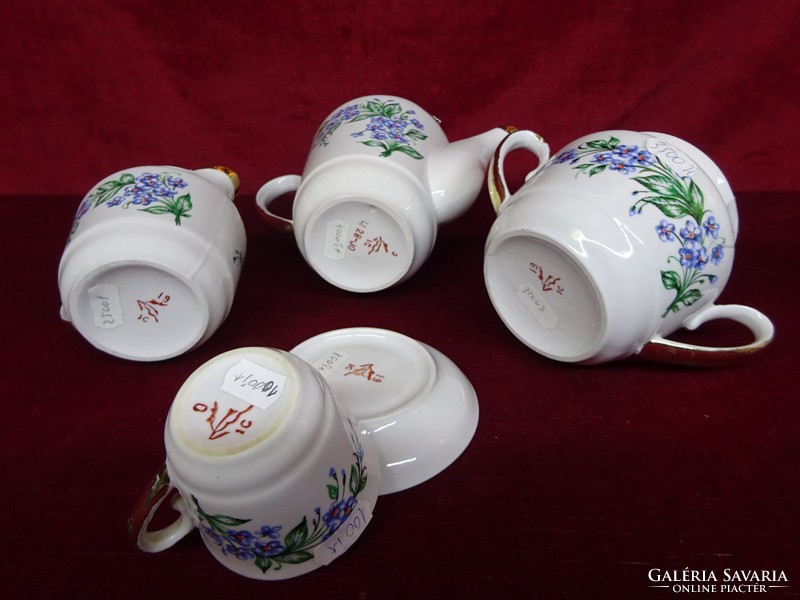 Russian porcelain, three-person coffee set, 9 pieces. He has!