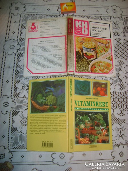 Vitaminkert, Miből? Mit? Hogyan - két darab könyv - 1978, 1999
