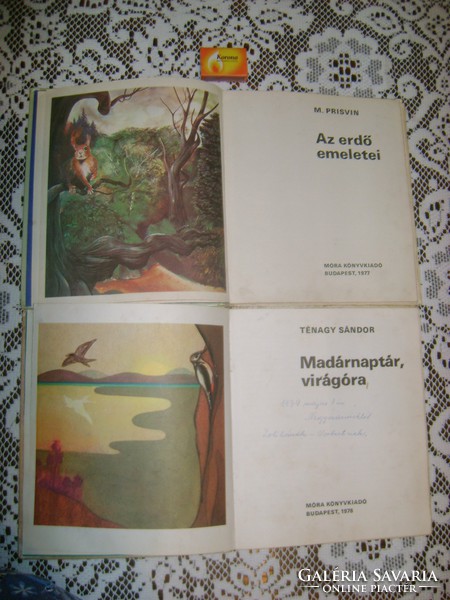Két darab természet könyv gyermekeknek - 1977