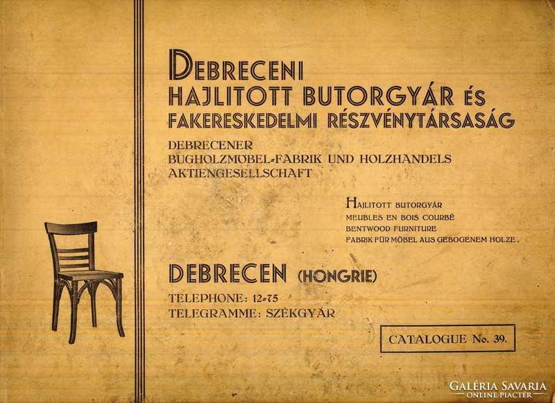 2 db szék Debreceni Hajlított Bútorgyár.