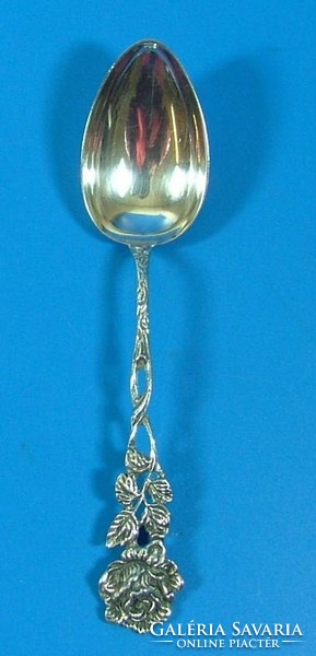 Antique rare! Solid silver 800 crescent crown master marked hildesheimer rose 6 eyes. Tea / coffee
