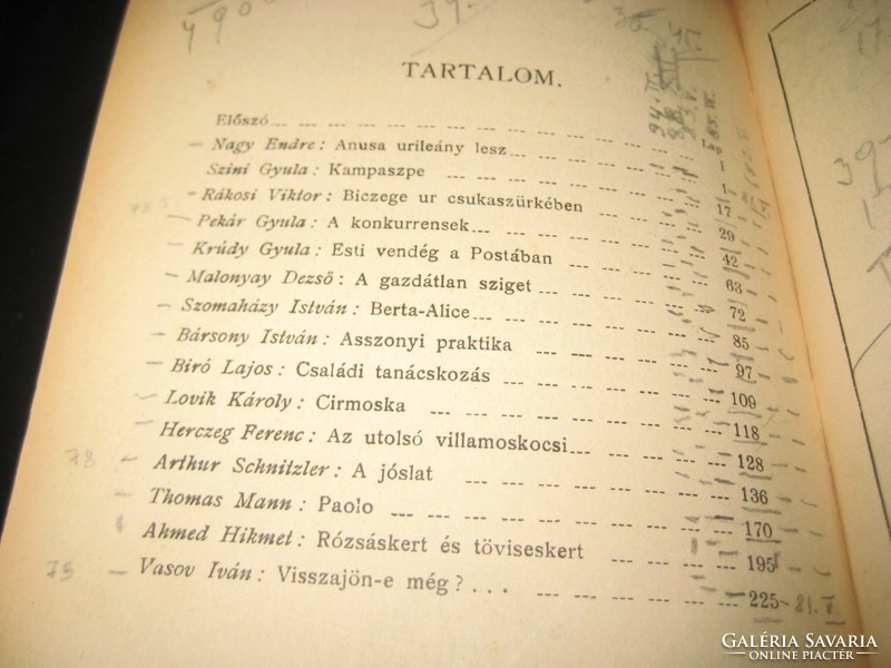 Mikszáth almanac 1916 .Edited by Prince Francis