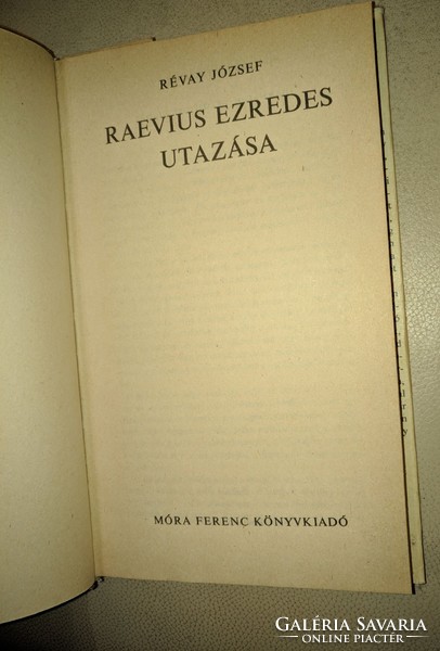 	  Révay József - Németh Ferenc rajzaival - Raevius ezredes utazása (ifjúsági történelmi regény)