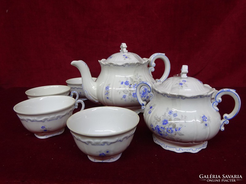 Zsolnay porcelain antique tea set with shield seal. He has!