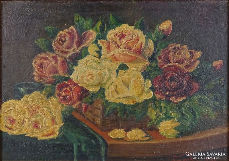 0Z422 Wanek S. Ferenc : Virágcsendélet 1935