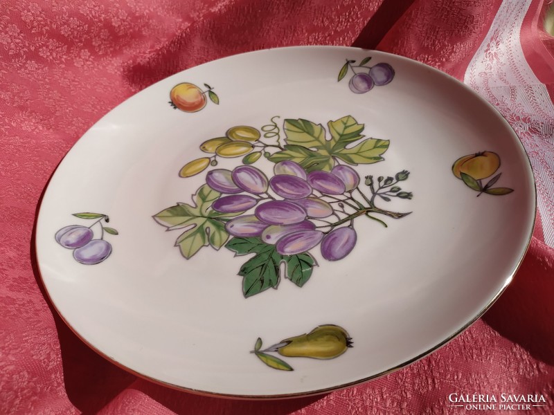 Beautiful fruity porcelain serving bowl