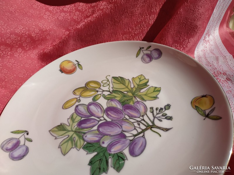 Beautiful fruity porcelain serving bowl