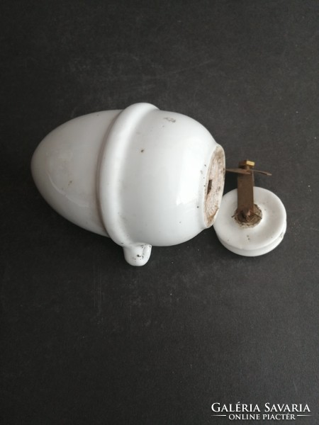Old antique porcelain chandelier weight - ep