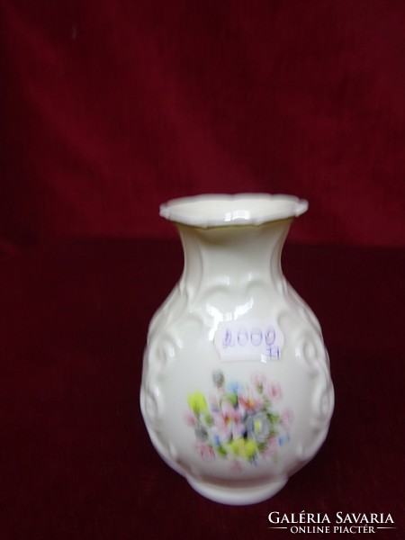 Német porcelán kis váza, nyomott mintás, 10 cm magas. Vanneki!