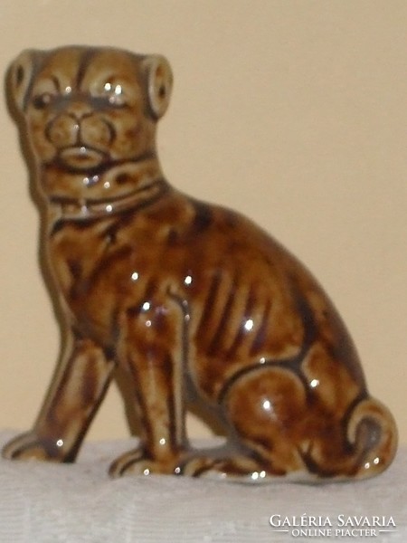Brown porcelain dog