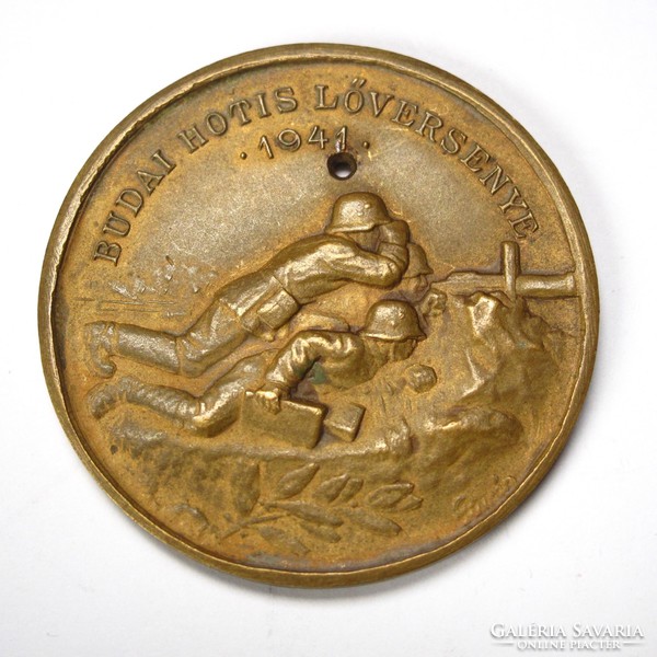 Buda hotis shooting competition 1941 / hadip. Medal.