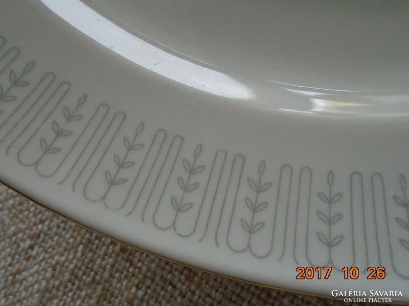 Mid Century Seltmann-Weiden stilizált növény mintás tányér 23,5 cm