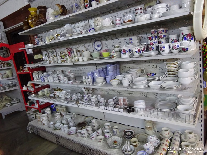 RW Bavaria német porcelán antik teáscsésze, jelölése 39. Vanneki!