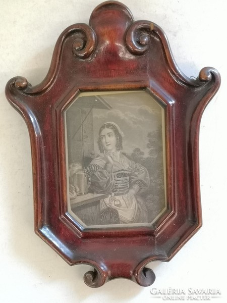 Etching in a beautiful frame 1860-70 k. - 04312