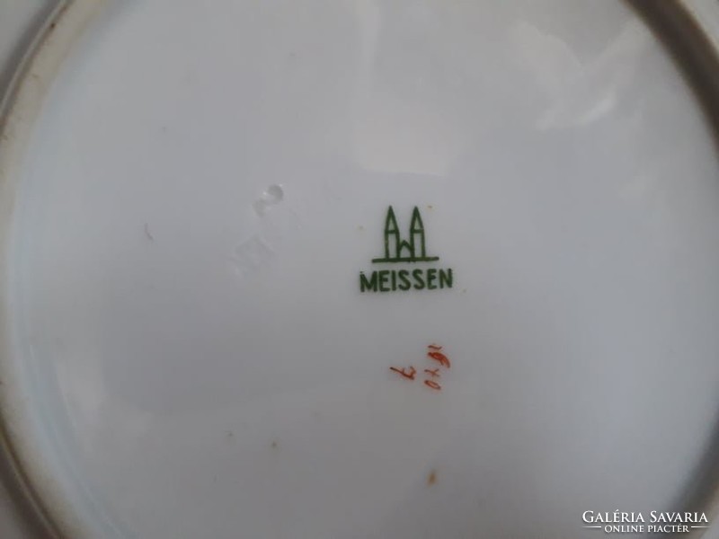 6 db. meisseni tányér., 20 cm.
