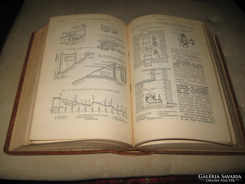 HÜTTE I-II-III. kötet ,Berlin 1911.  mérnöki zsebkönyv  , az egyik legelfogadottabb ,