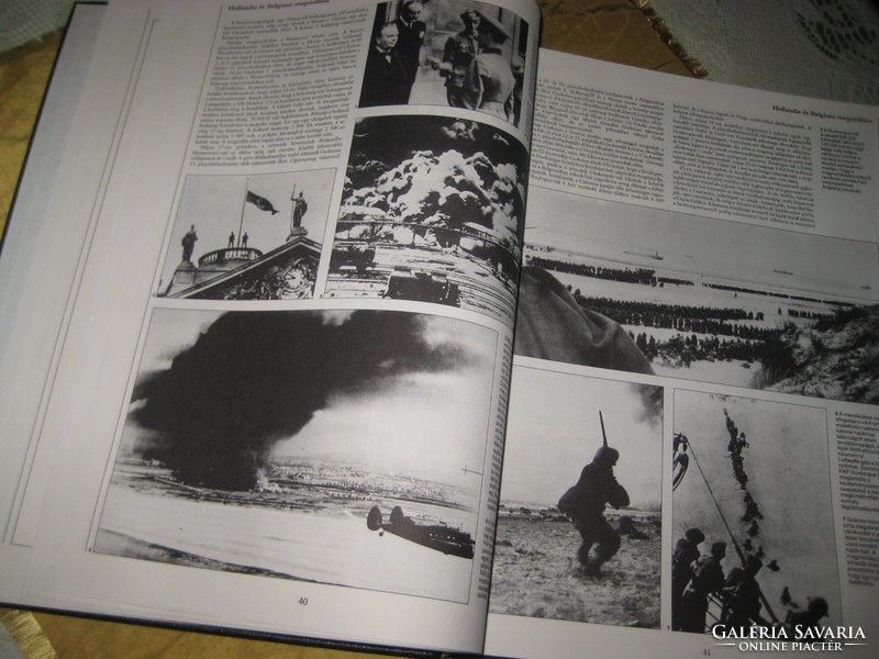 A Második Világháború amerikai szemmel , érdekes könyv sok jó fotóval  , 400 oldalon