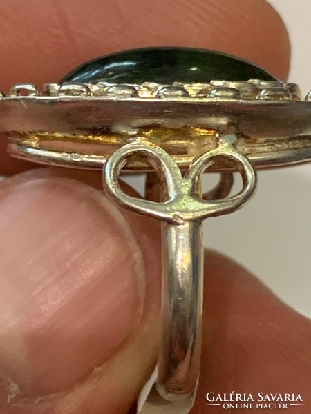 Ónixköves ezüstgyűrű