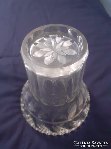 Szép, régi üveg váza 