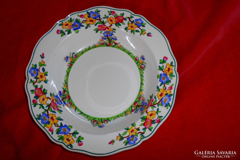 English porcelain faience plate 24.5 cm