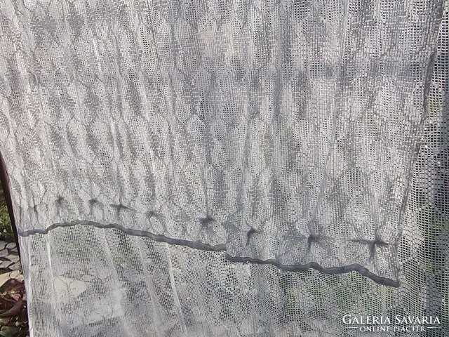 Retro thread curtain, beautiful pattern, large size, freshly washed 215x160 cm