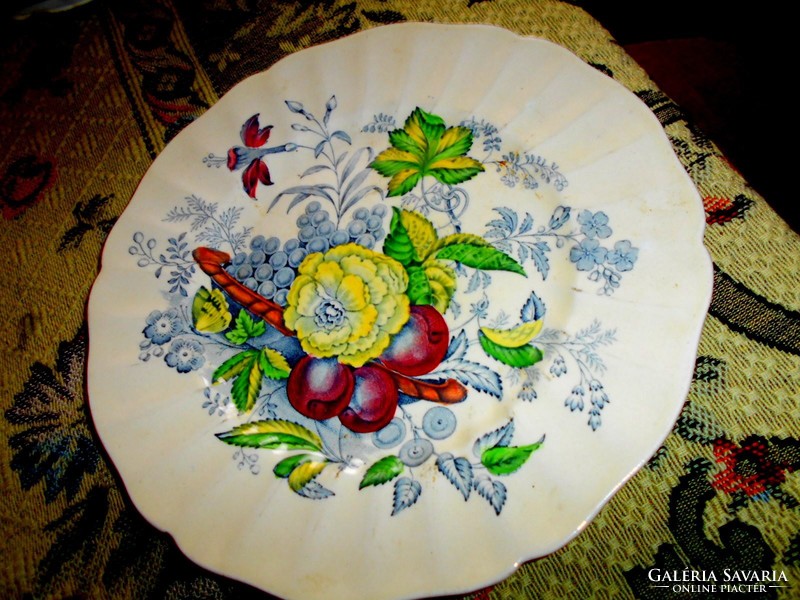 English porcelain faience plate 24 cm